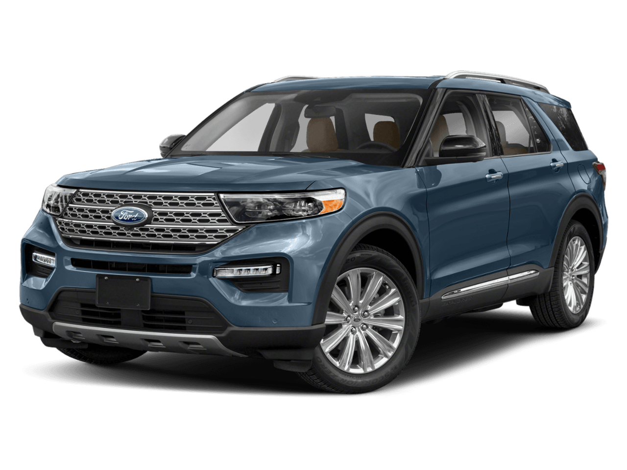 2020 Ford Explorer Limited RWD - Front 3/4, facing to the left