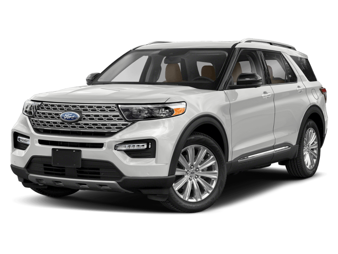 2020 Ford Explorer Limited RWD - Front 3/4, facing to the left
