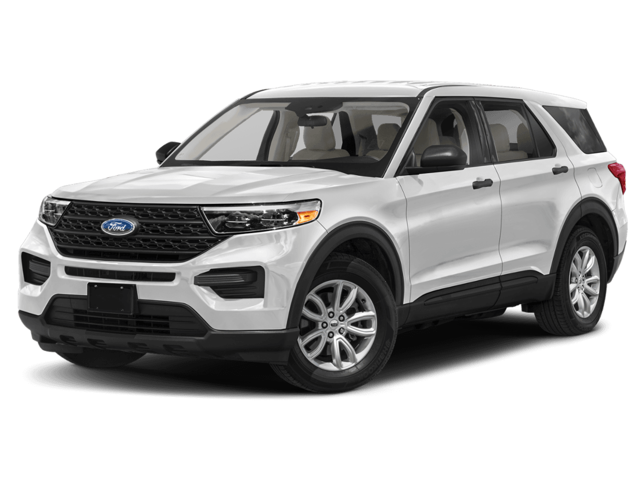 2020 Ford Explorer Base 4WD - Front 3/4, facing to the left