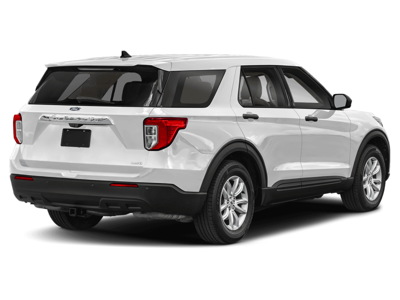 2020 Ford Explorer Base 4WD - Rear 3/4, facing to the right