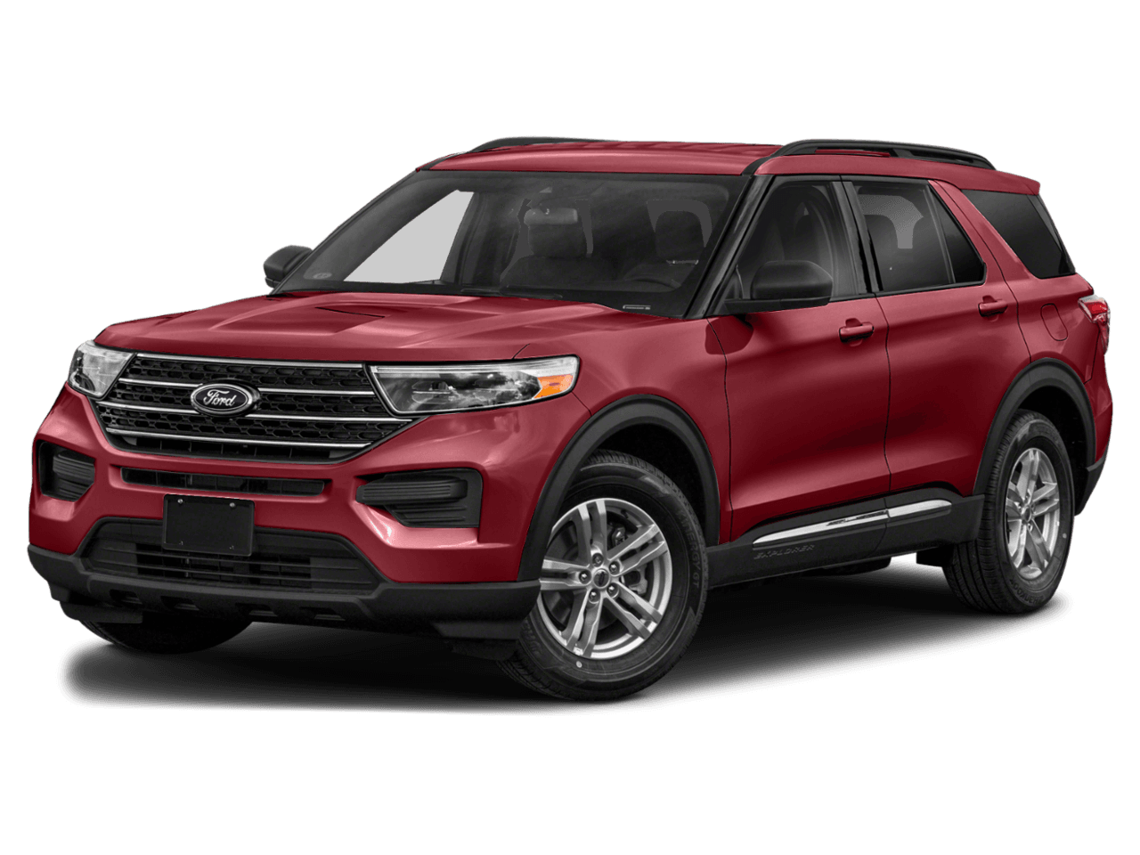 2020 Ford Explorer XLT 4WD - Front 3/4, facing to the left