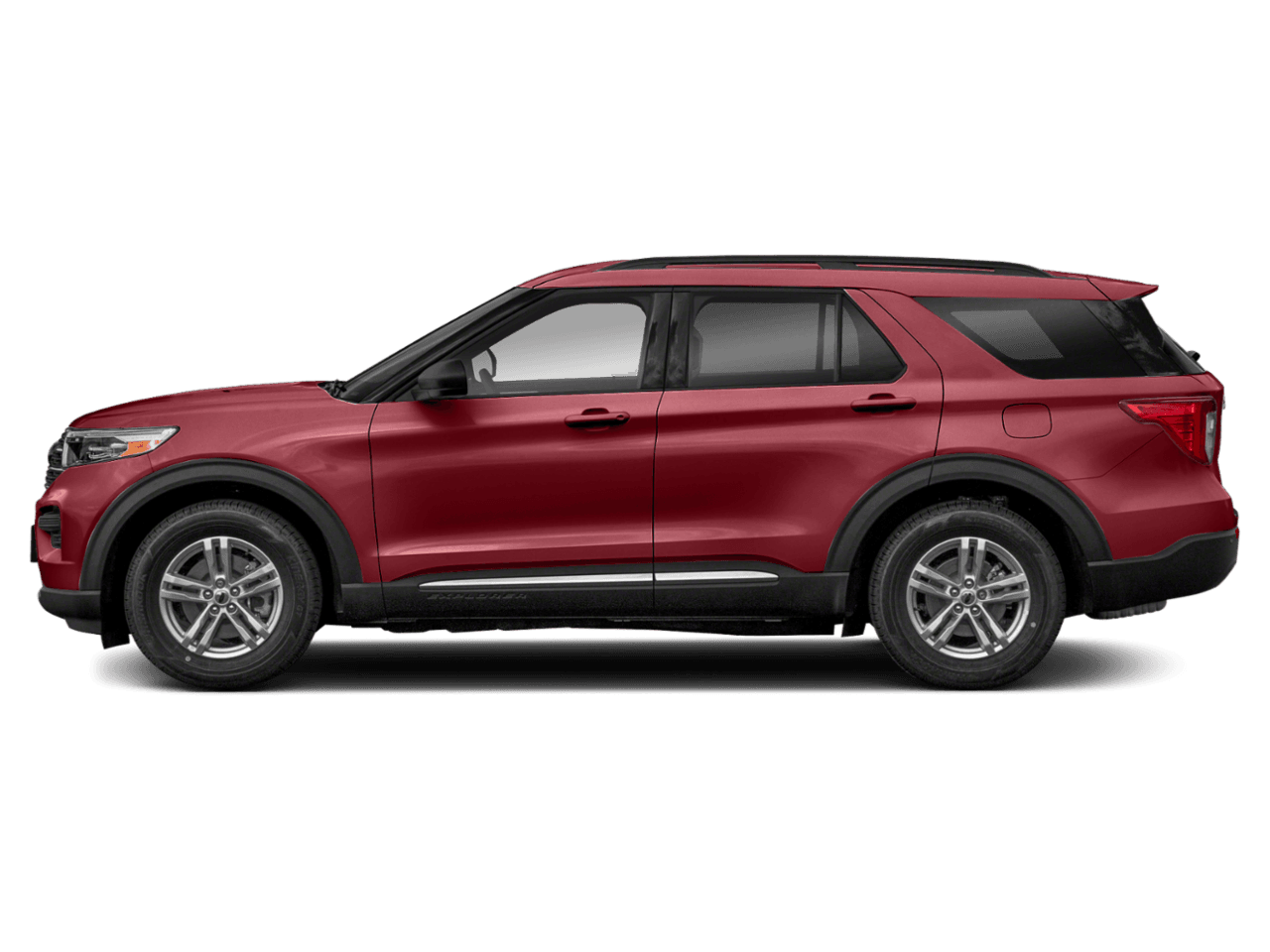 2020 Ford Explorer XLT 4WD - Profile, facing to the left