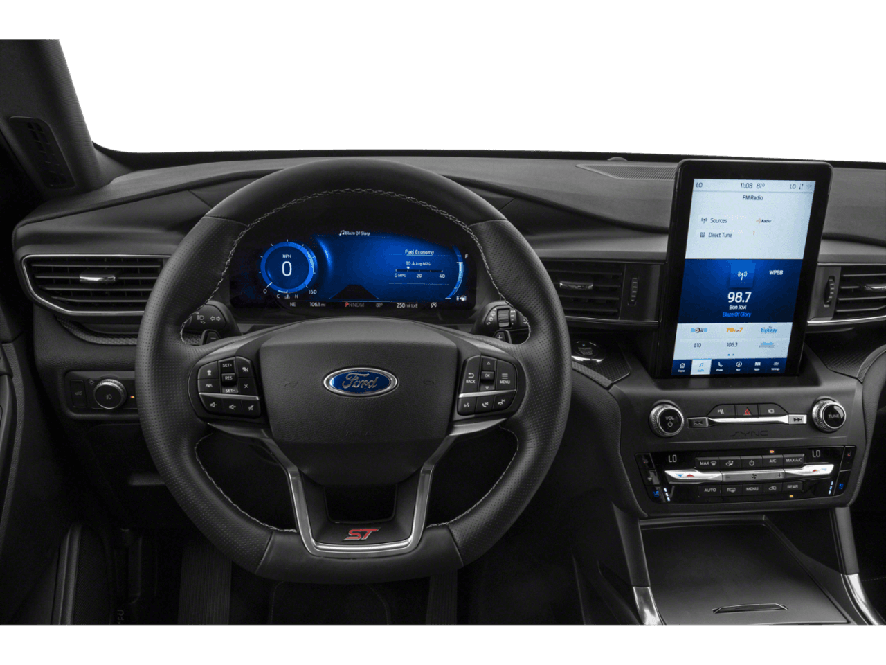 2020 Ford Explorer ST 4WD - Interior Drivers Dash