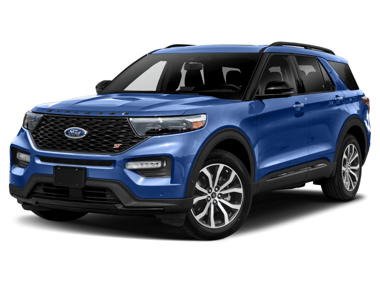 2020 Ford Explorer ST 4WD - Front 3/4, facing to the left