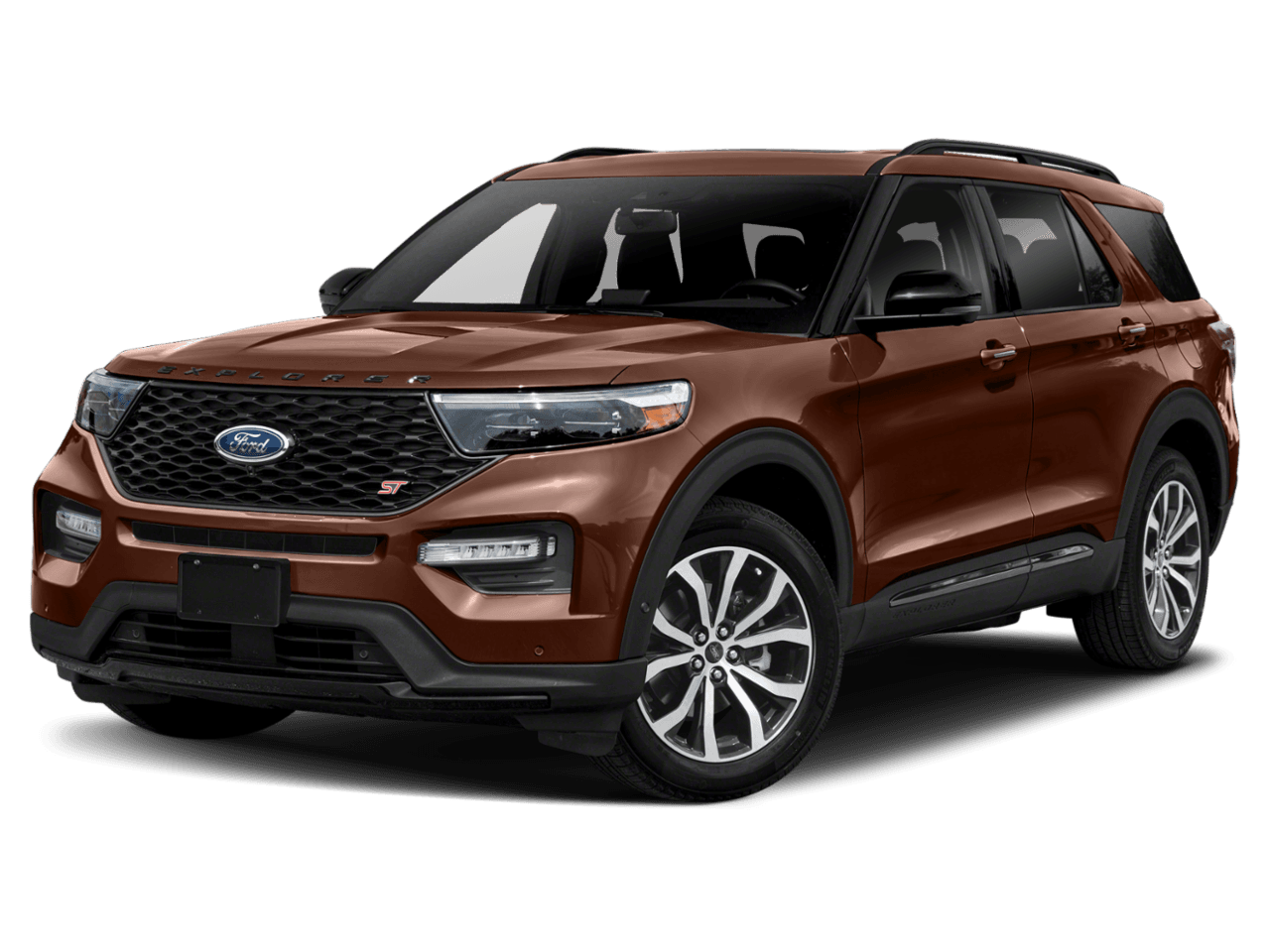 2020 Ford Explorer ST 4WD - Front 3/4, facing to the left