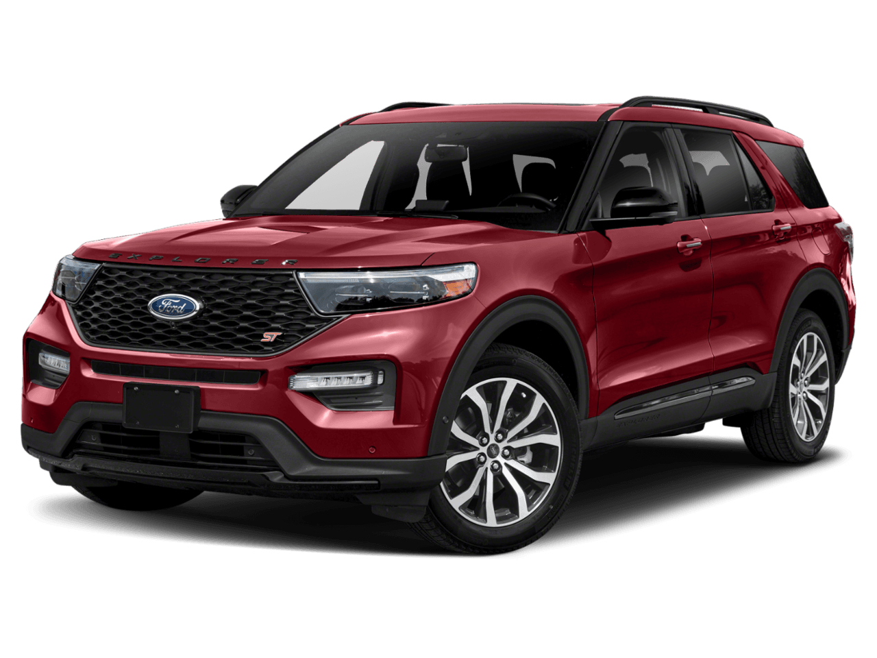 2020 Ford Explorer ST 4WD - Front 3/4, facing to the left