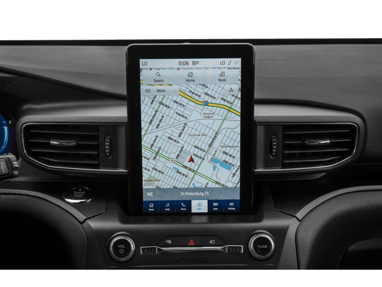 2020 Ford Explorer ST 4WD - Interior Navigation System