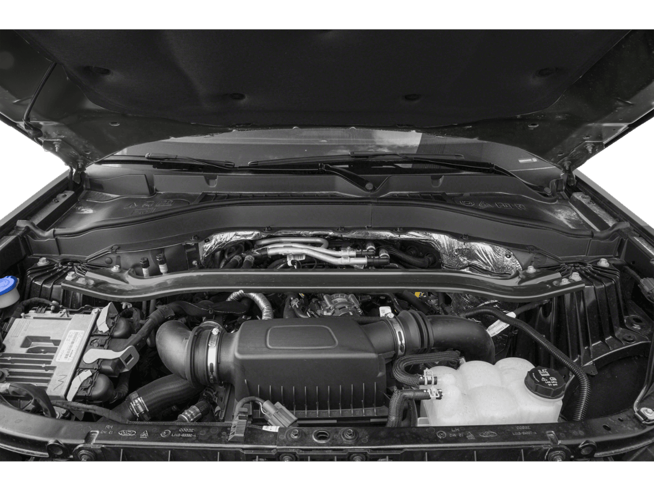 2020 Ford Explorer Platinum 4WD - Interior Engine Shot Feature