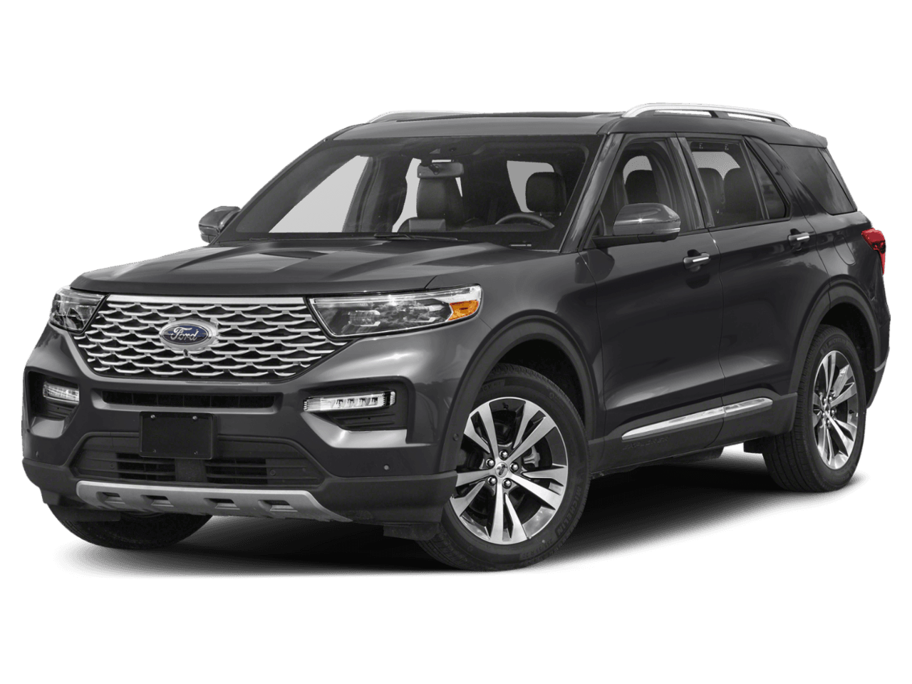 2020 Ford Explorer Platinum 4WD - Front 3/4, facing to the left