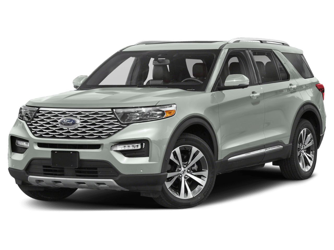 2020 Ford Explorer Platinum 4WD - Front 3/4, facing to the left