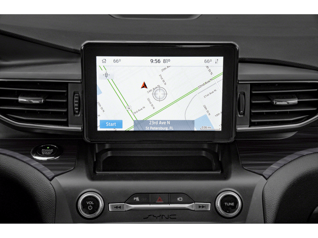 2020 Ford Explorer Platinum 4WD - Interior Navigation System