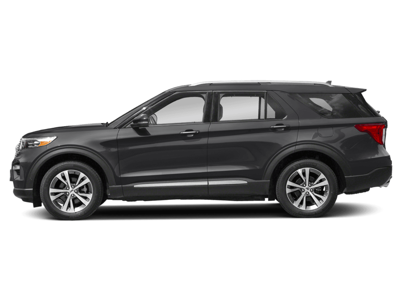 2020 Ford Explorer Platinum 4WD - Profile, facing to the left