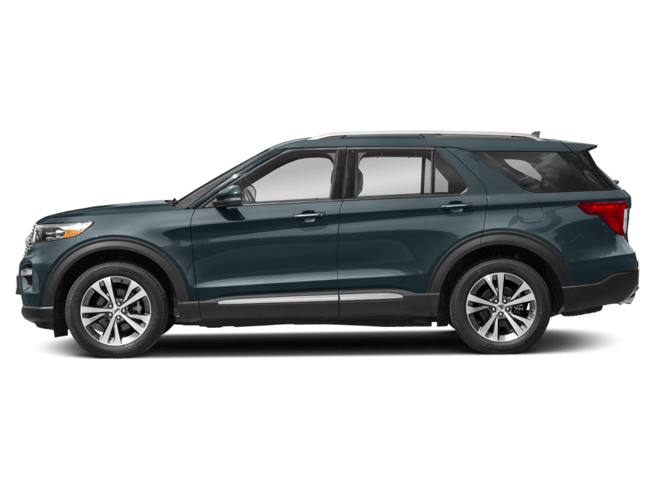 2020 Ford Explorer Platinum 4WD - Profile, facing to the left
