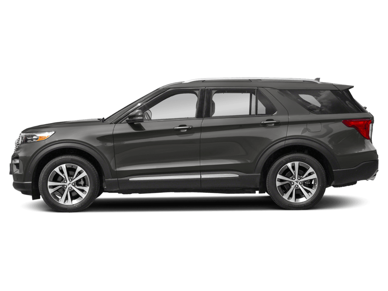 2020 Ford Explorer Platinum 4WD - Profile, facing to the left