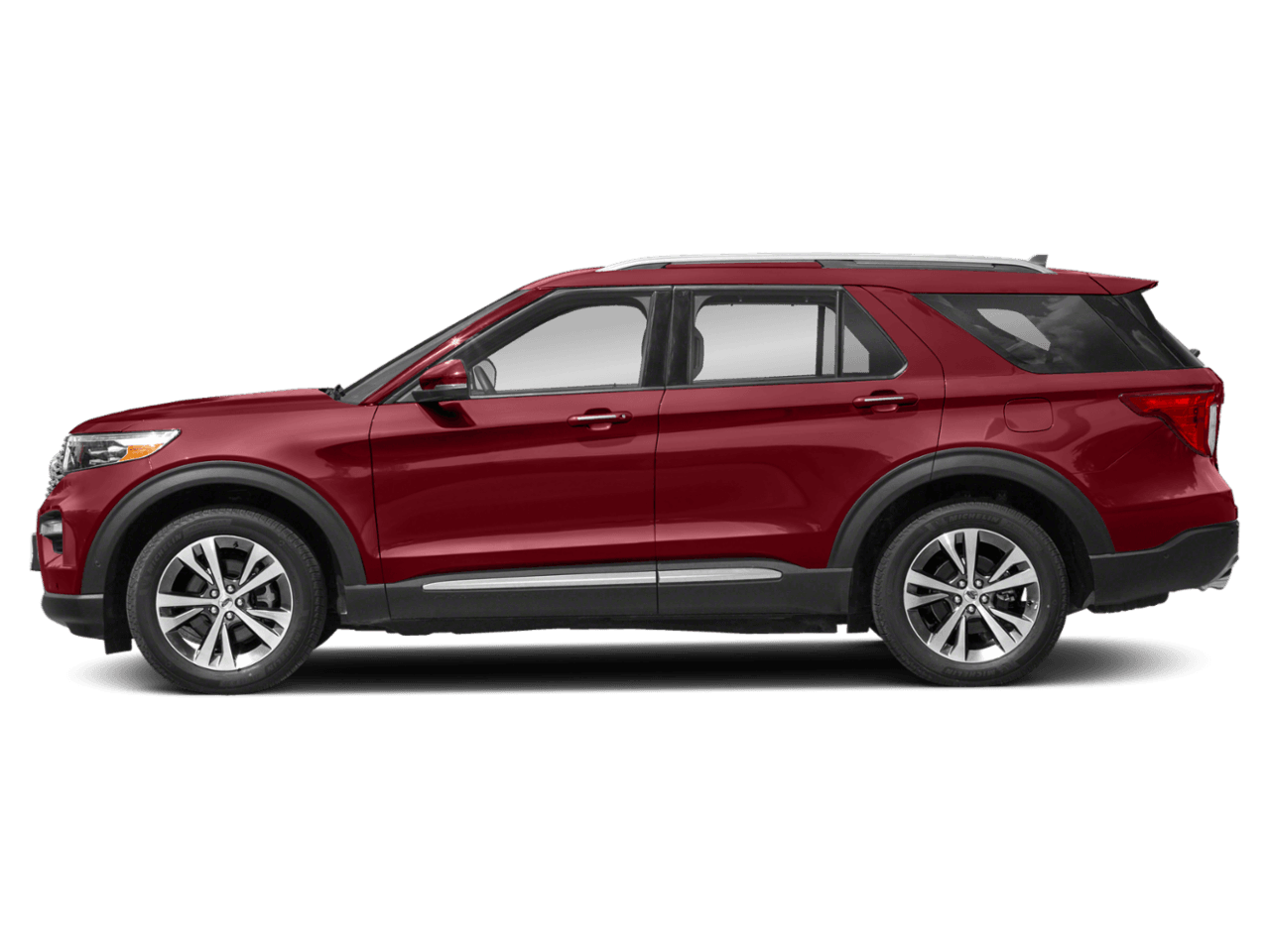 2020 Ford Explorer Platinum 4WD - Profile, facing to the left