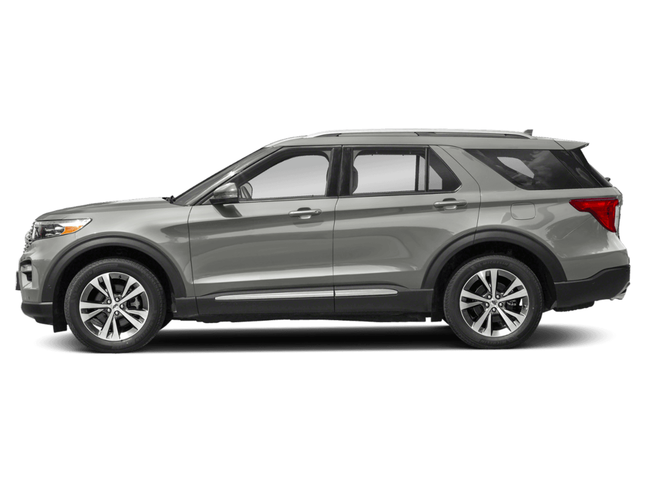 2020 Ford Explorer Platinum 4WD - Profile, facing to the left