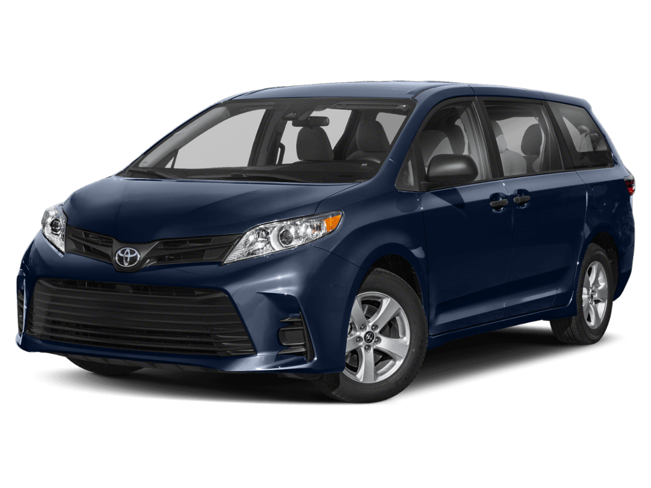 2020 Toyota Sienna LE - Front 3/4, facing to the left