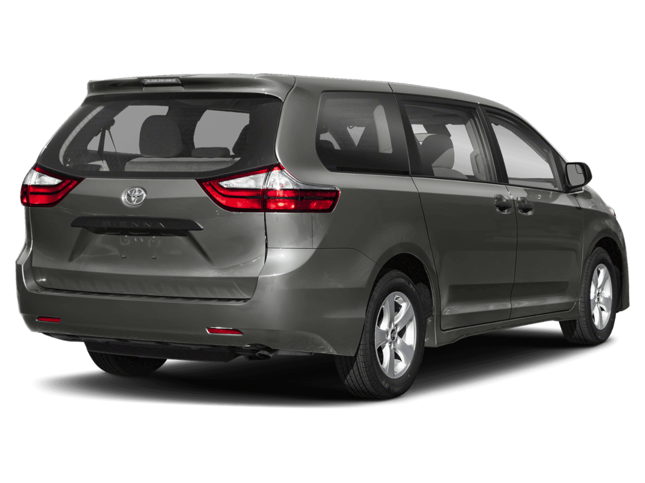 2020 Toyota Sienna LE - Rear 3/4, facing to the right