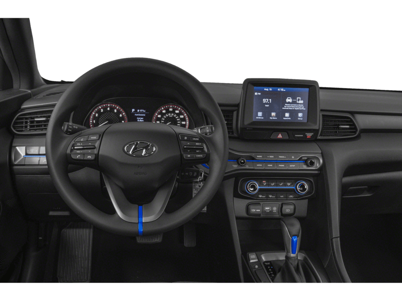2020 Hyundai Veloster 2.0 Premium - Interior Drivers Dash