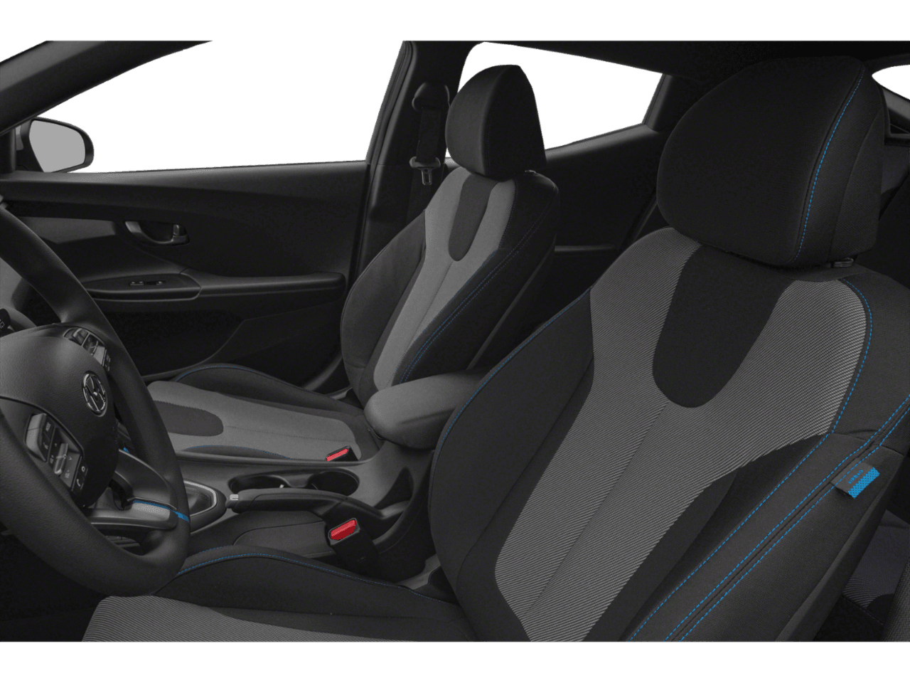 2020 Hyundai Veloster 2.0 Premium - Interior Driver's Side with Door Open, Front Seat Feature