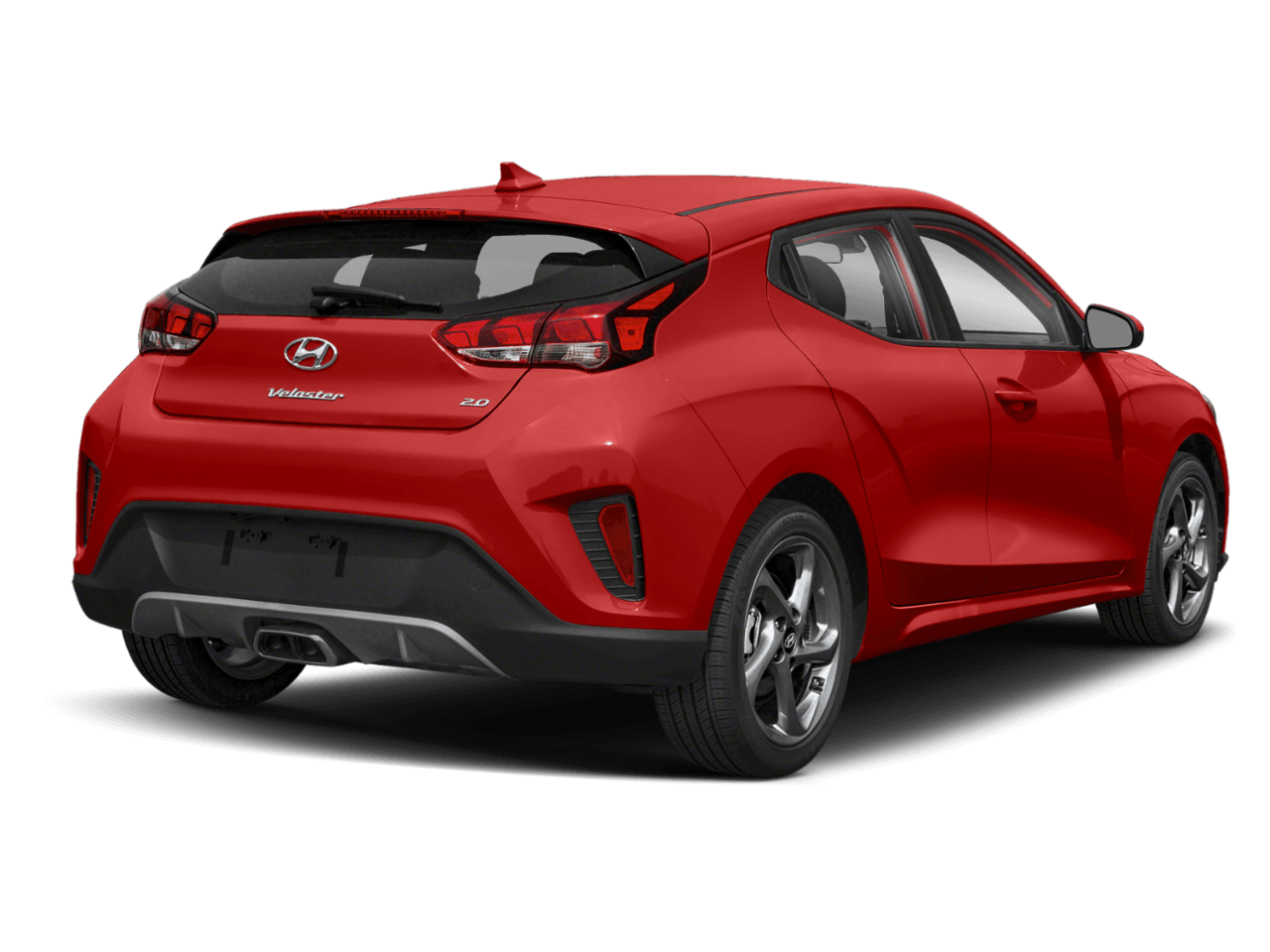 2020 Hyundai Veloster 2.0 Premium - Rear 3/4, facing to the right
