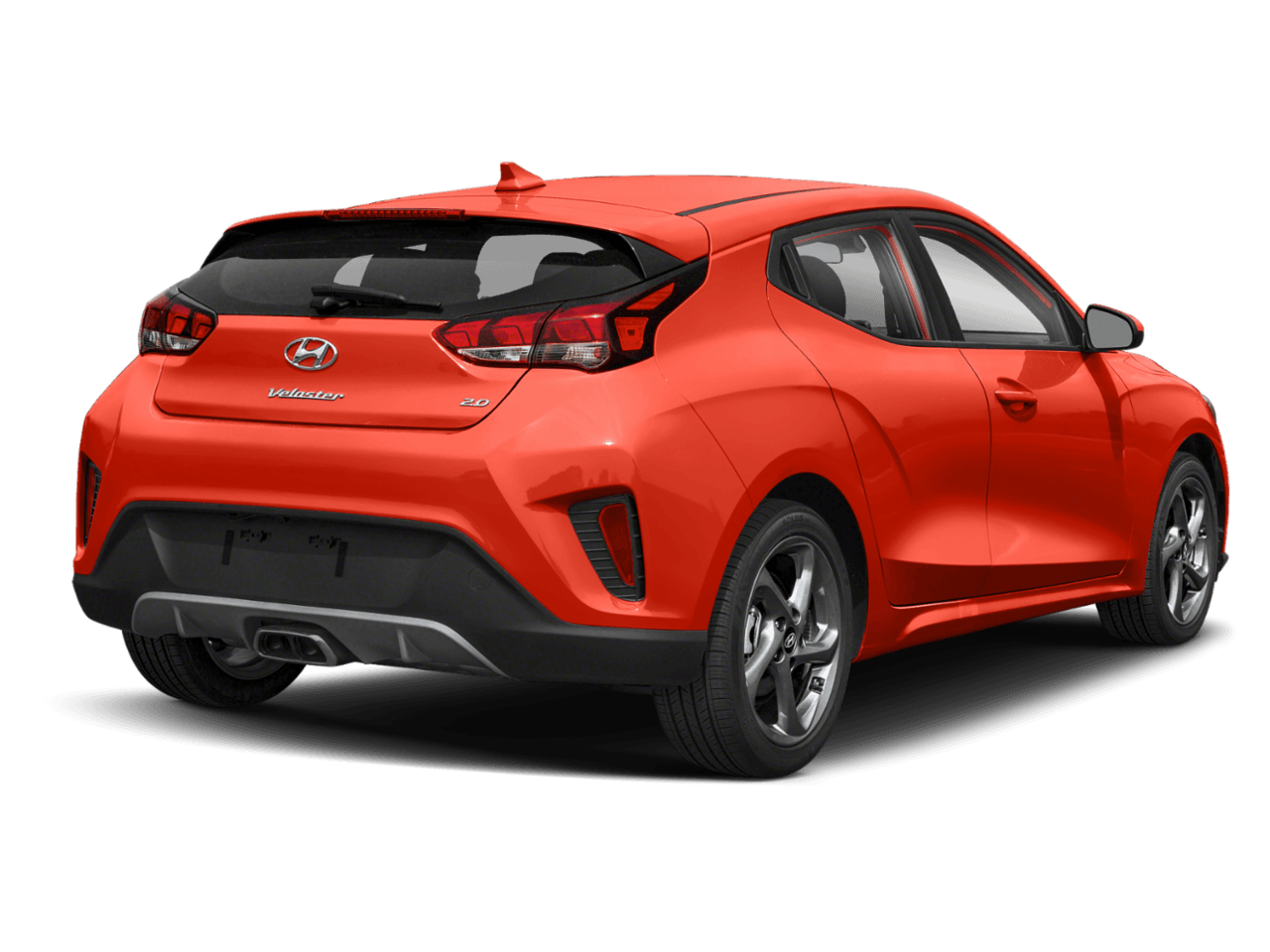 2020 Hyundai Veloster 2.0 Premium - Rear 3/4, facing to the right