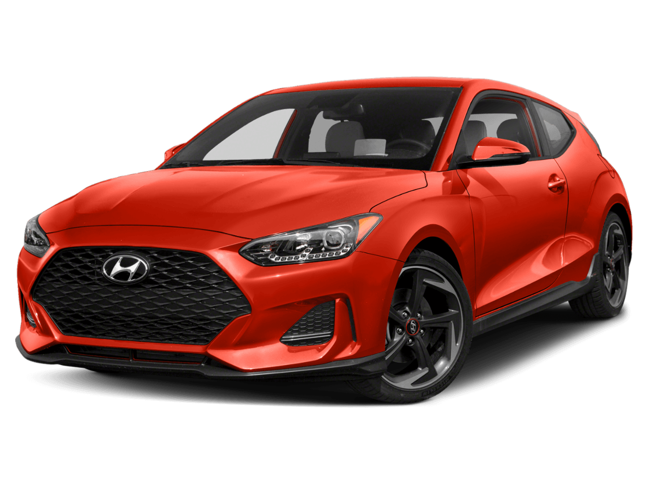 2020 Hyundai Veloster Turbo Ultimate - Front 3/4, facing to the left