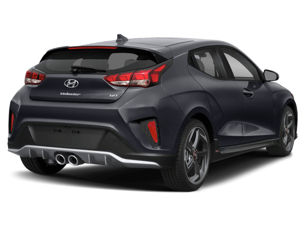 2020 Hyundai Veloster Turbo Ultimate - Rear 3/4, facing to the right