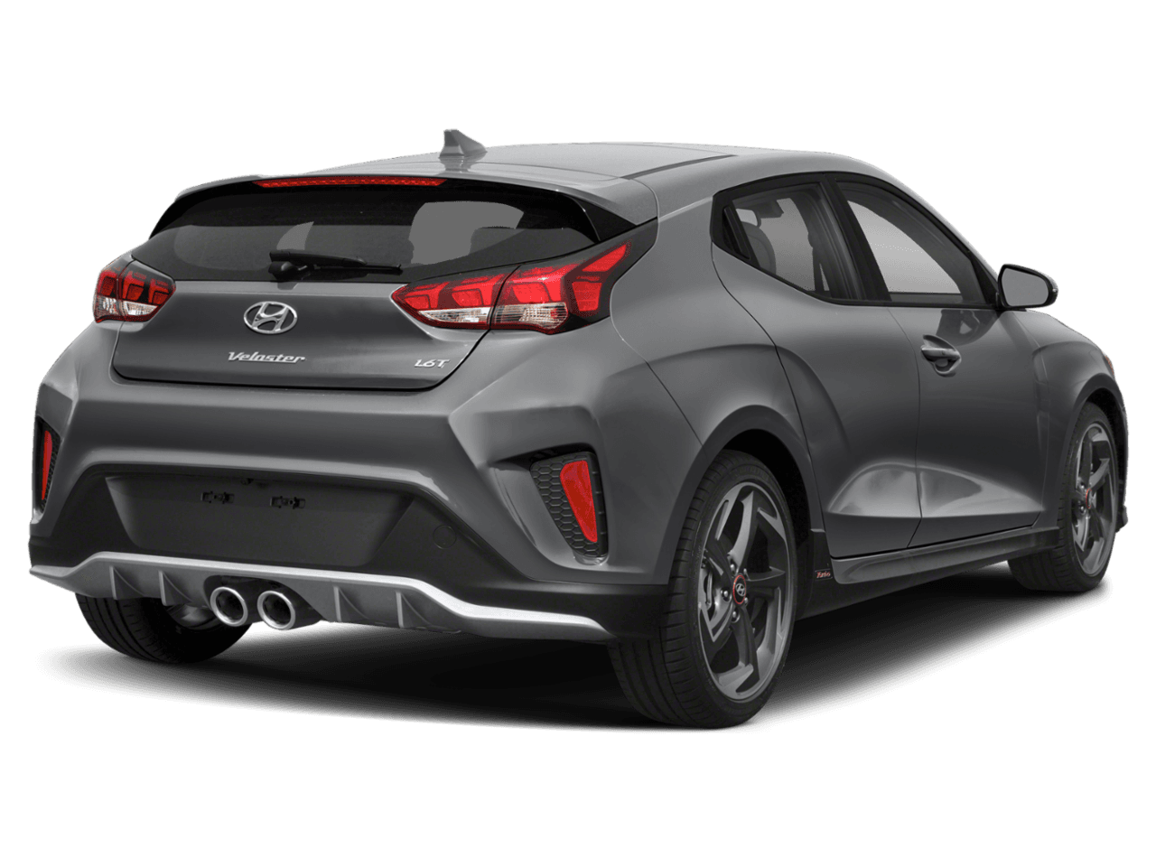 2020 Hyundai Veloster Turbo Ultimate - Rear 3/4, facing to the right