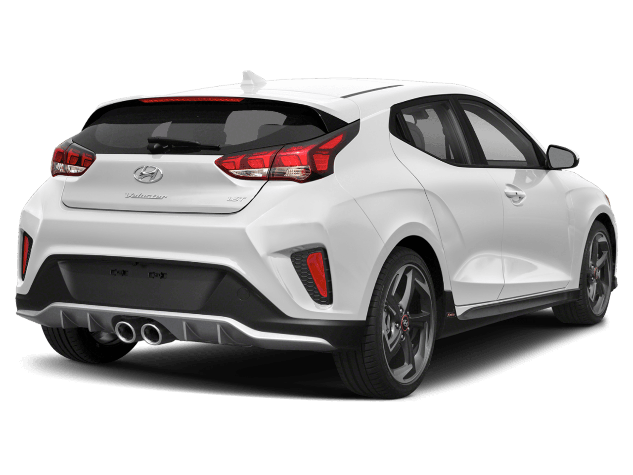 2020 Hyundai Veloster Turbo Ultimate - Rear 3/4, facing to the right