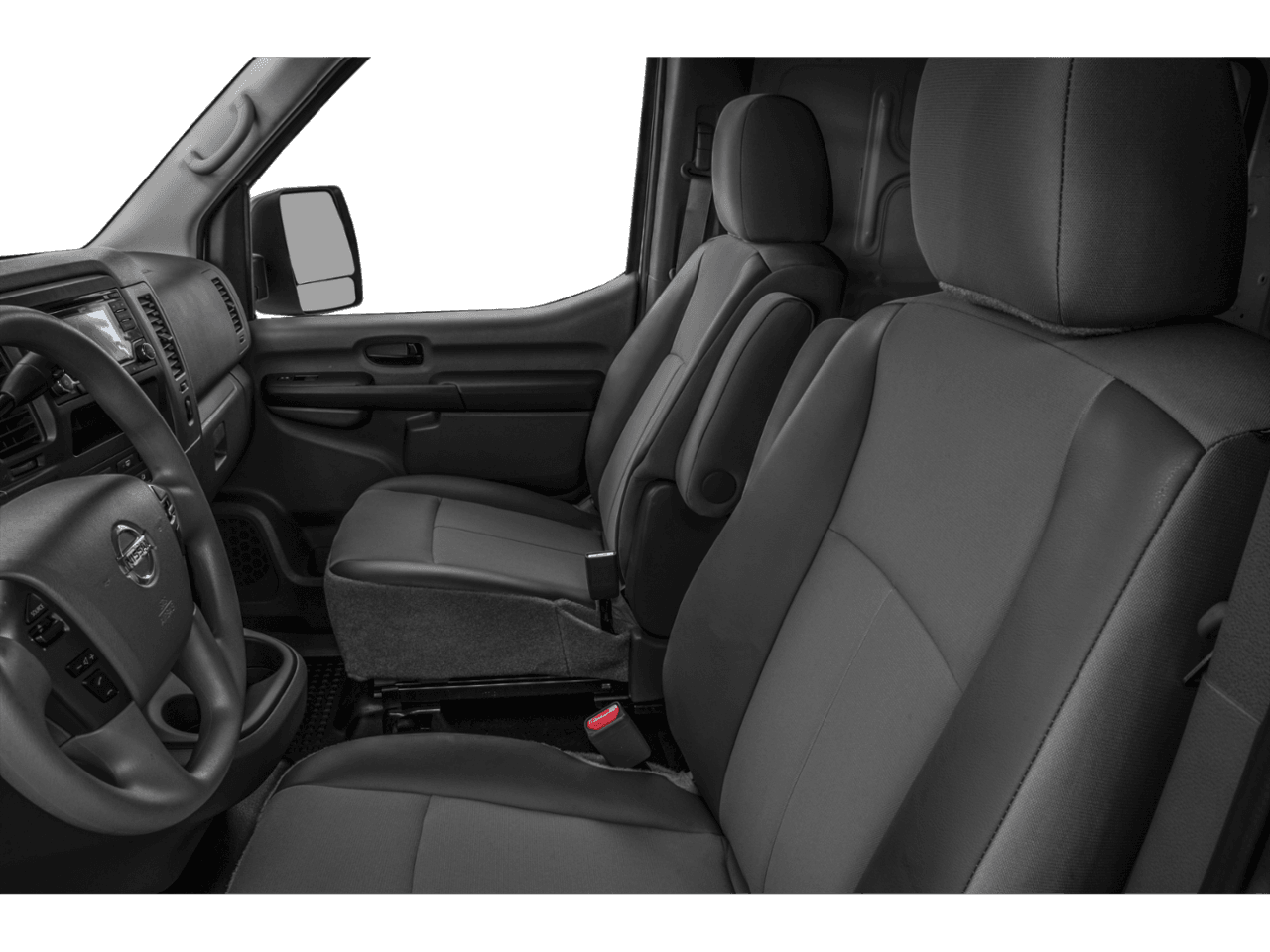 2020 Nissan NV Cargo S - Interior Driver's Side with Door Open, Front Seat Feature