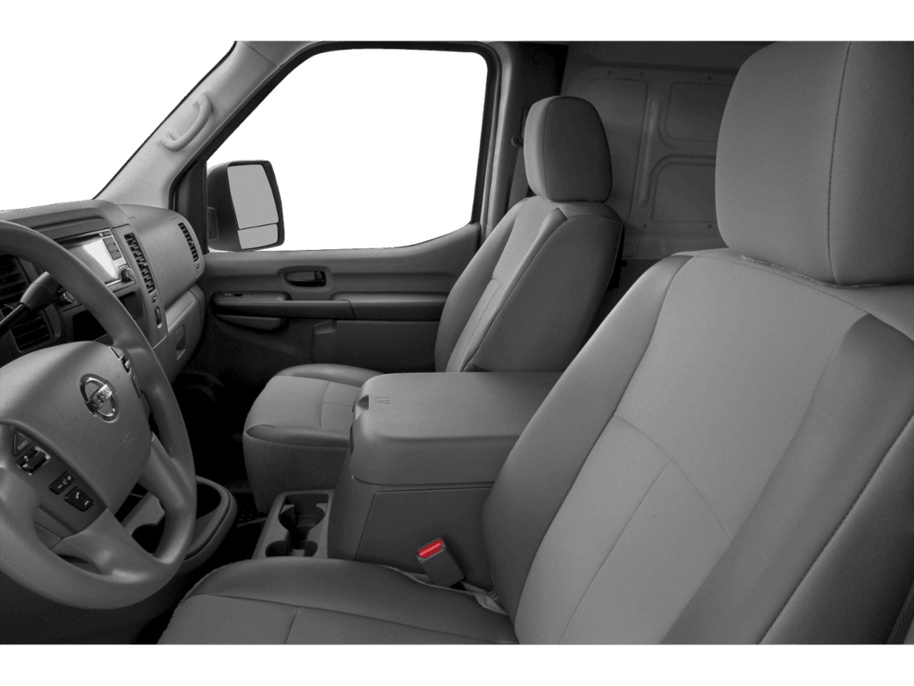 2020 Nissan NV Cargo S - Interior Driver's Side with Door Open, Front Seat Feature