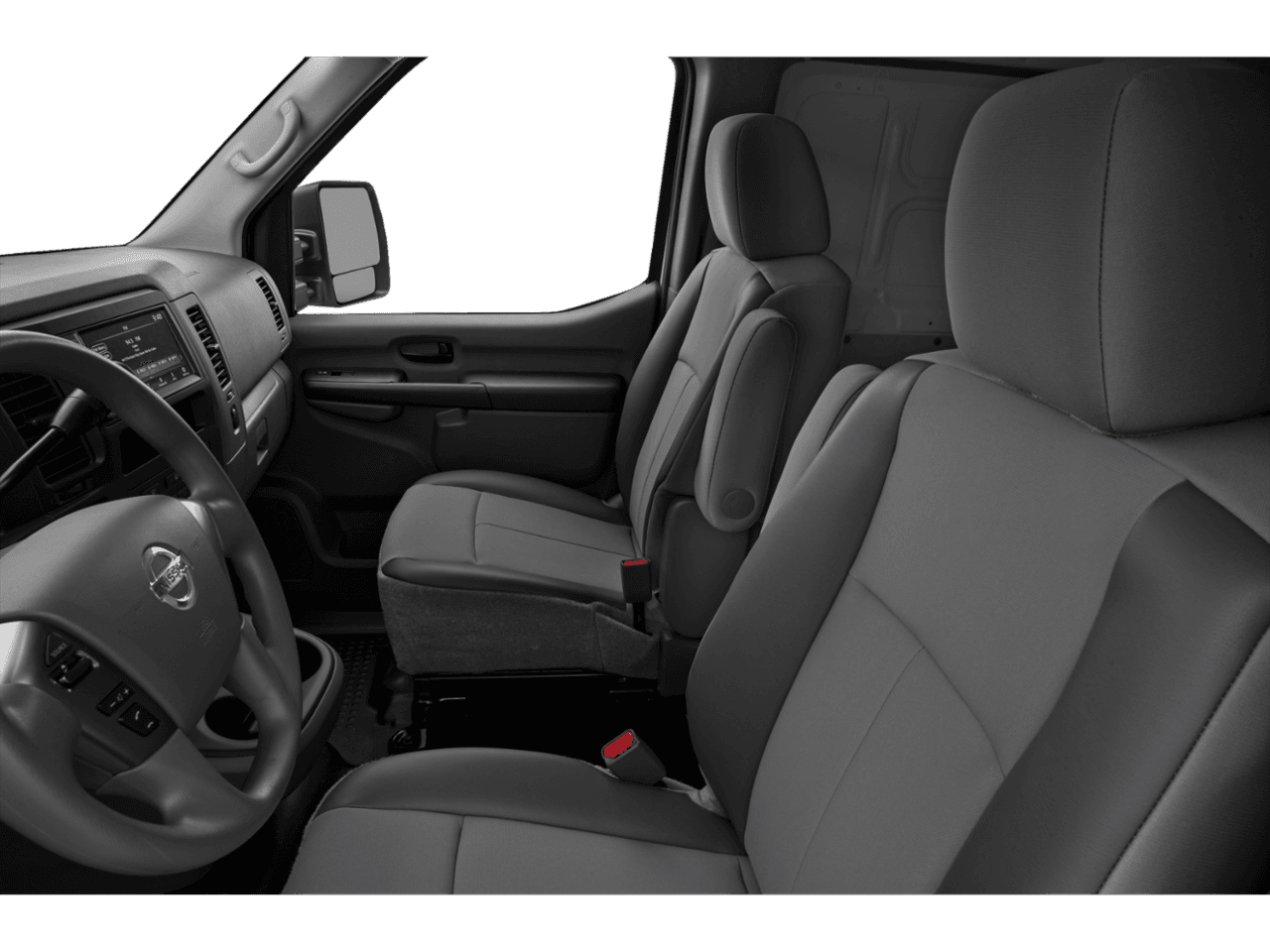 2020 Nissan NV Cargo S - Interior Driver's Side with Door Open, Front Seat Feature