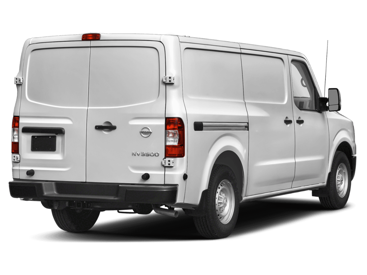 2020 Nissan NV Cargo S - Rear 3/4, facing to the right