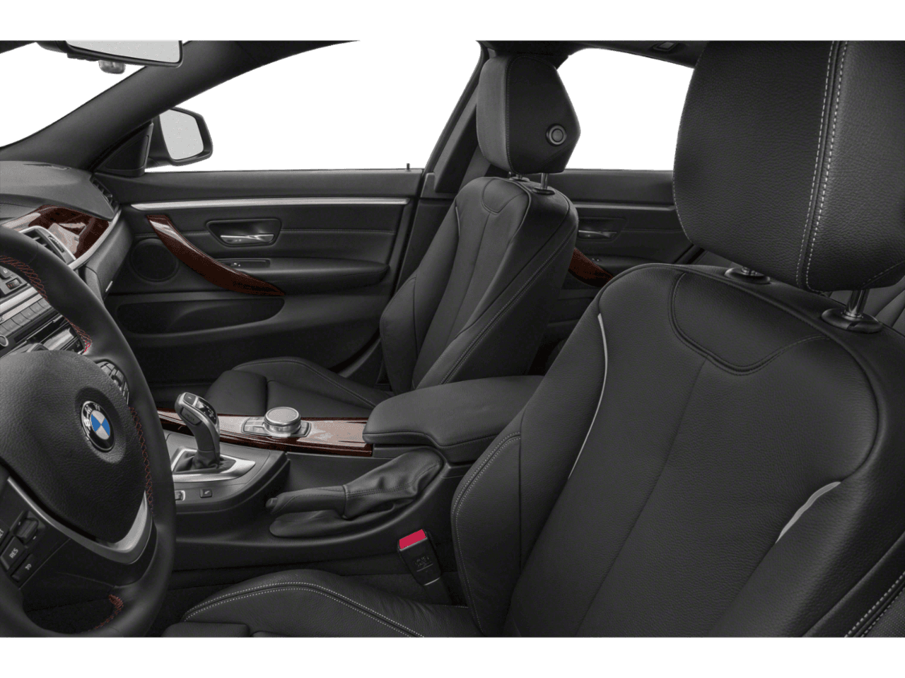 2020 BMW 4 Series 430i xDrive - Interior Driver's Side with Door Open, Front Seat Feature