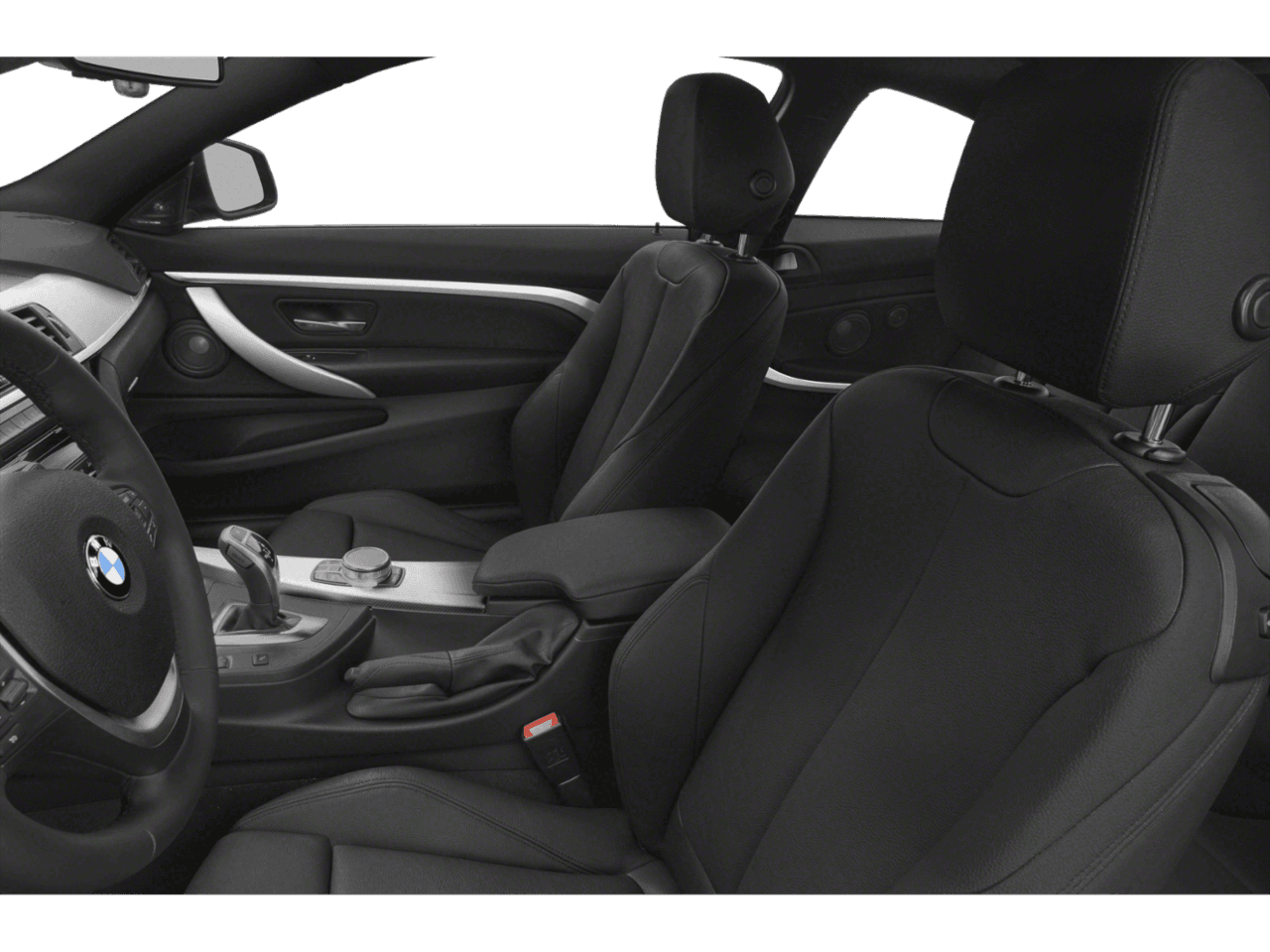 2020 BMW 4 Series 440i - Interior Driver's Side with Door Open, Front Seat Feature