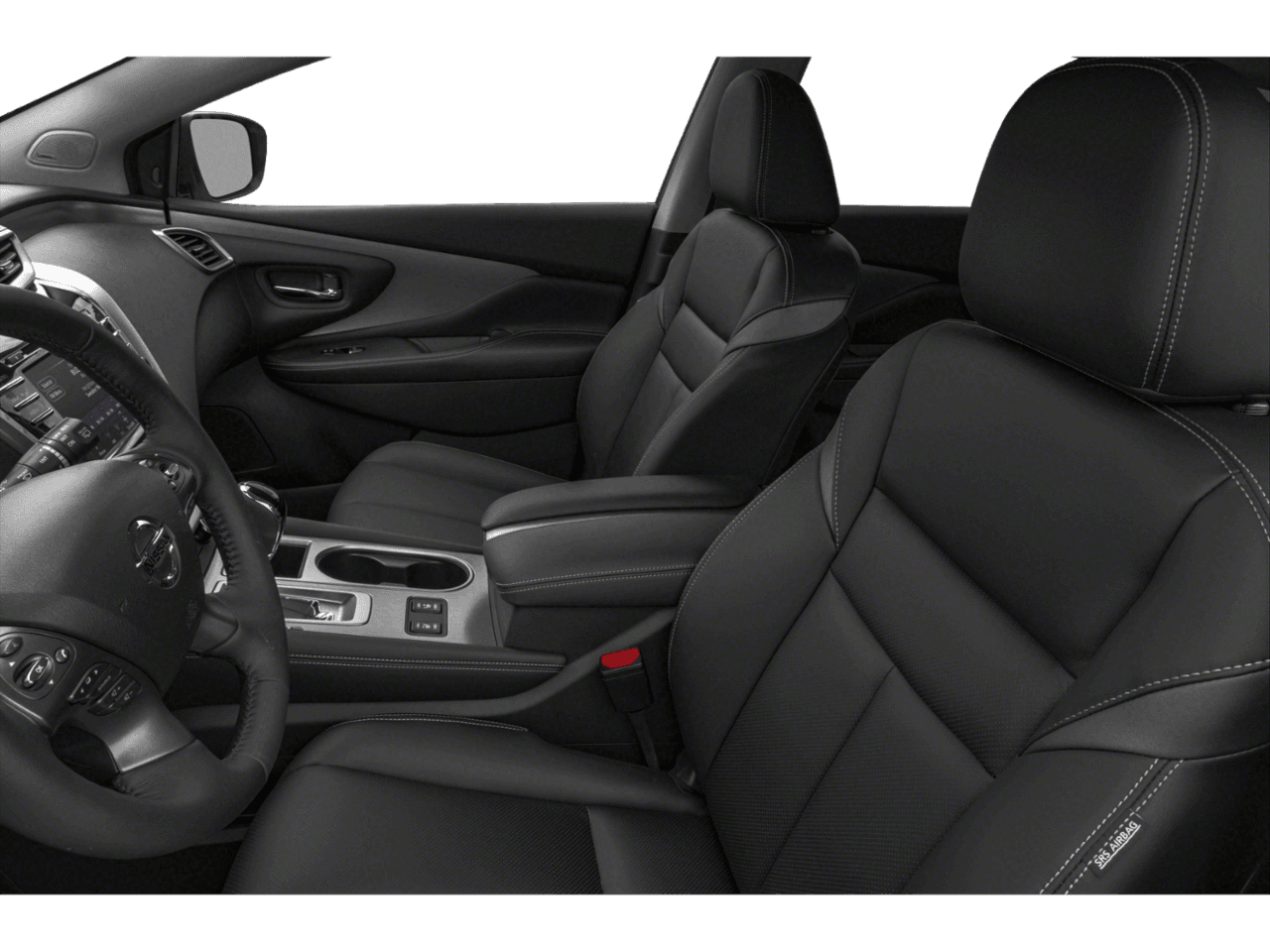 2020 Nissan Murano SV - Interior Driver's Side with Door Open, Front Seat Feature