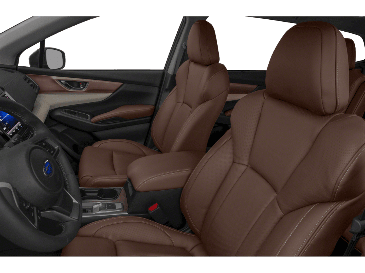 2020 Subaru Ascent Touring - Interior Driver's Side with Door Open, Front Seat Feature