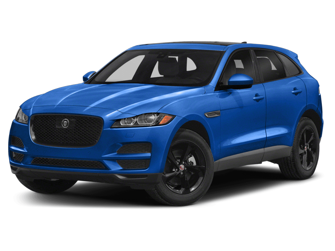 2020 Jaguar F-PACE 30t Portfolio - Front 3/4, facing to the left