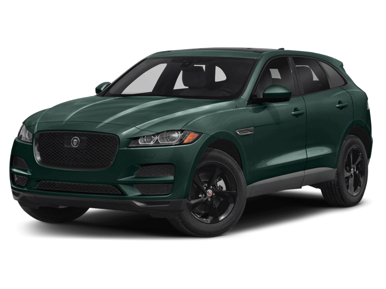 2020 Jaguar F-PACE 30t Portfolio - Front 3/4, facing to the left