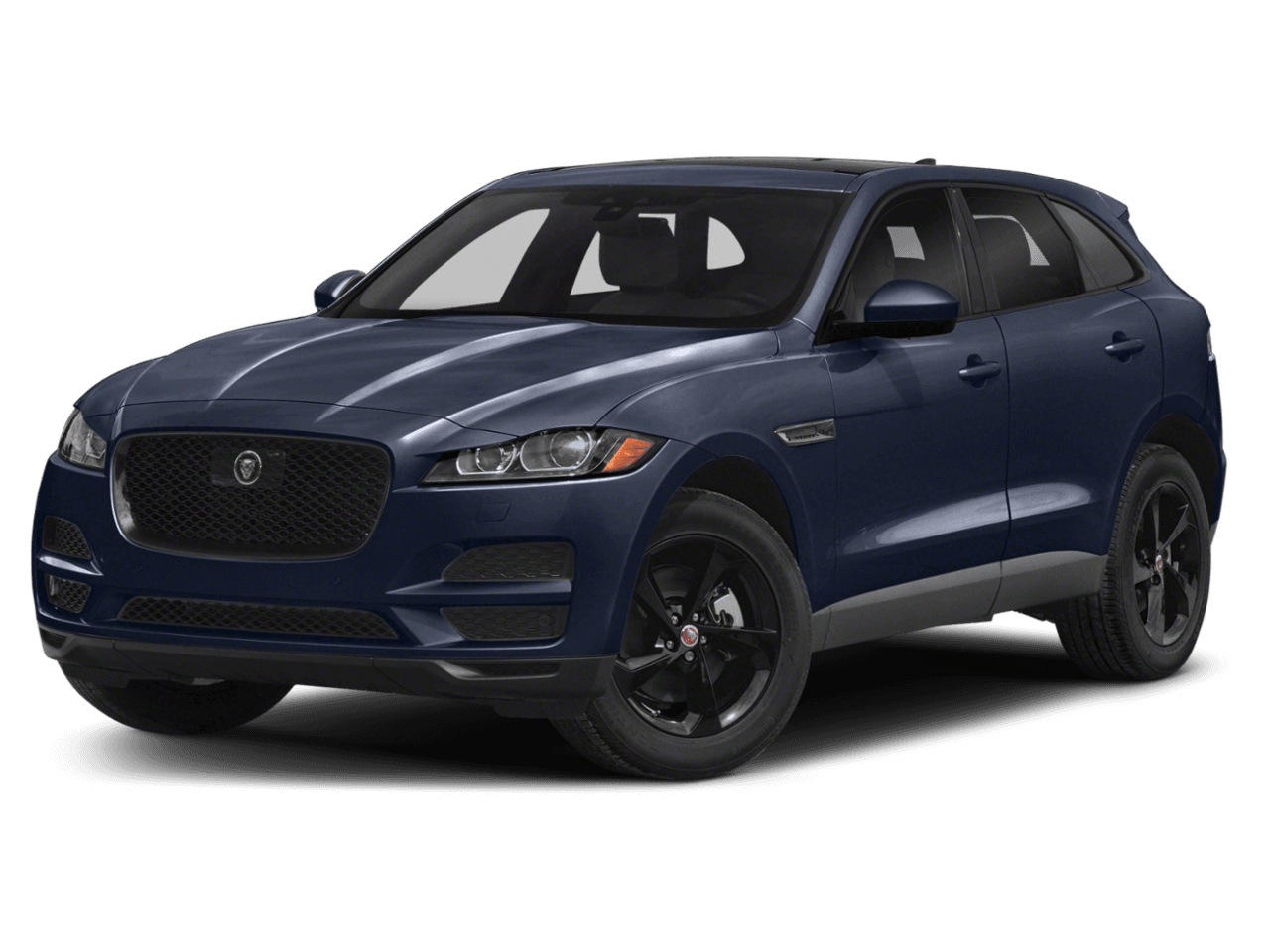 2020 Jaguar F-PACE 30t Portfolio - Front 3/4, facing to the left
