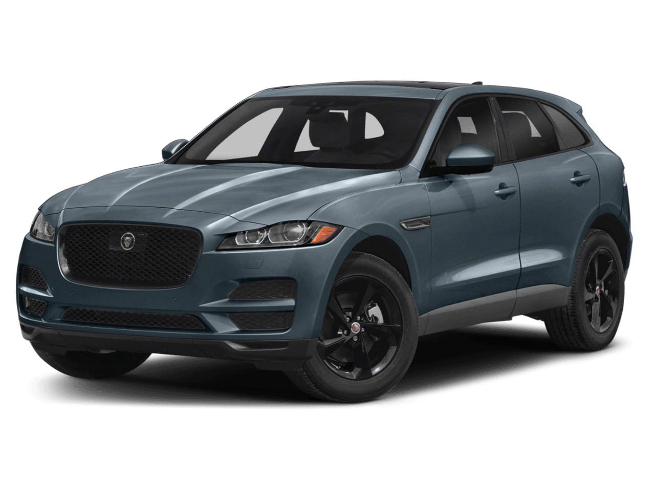 2020 Jaguar F-PACE 30t Portfolio - Front 3/4, facing to the left