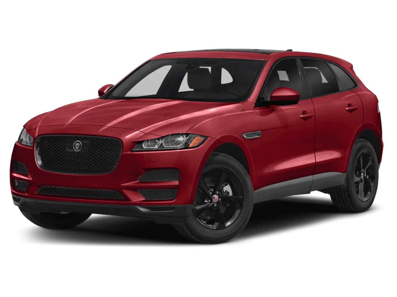 2020 Jaguar F-PACE 30t Portfolio - Front 3/4, facing to the left