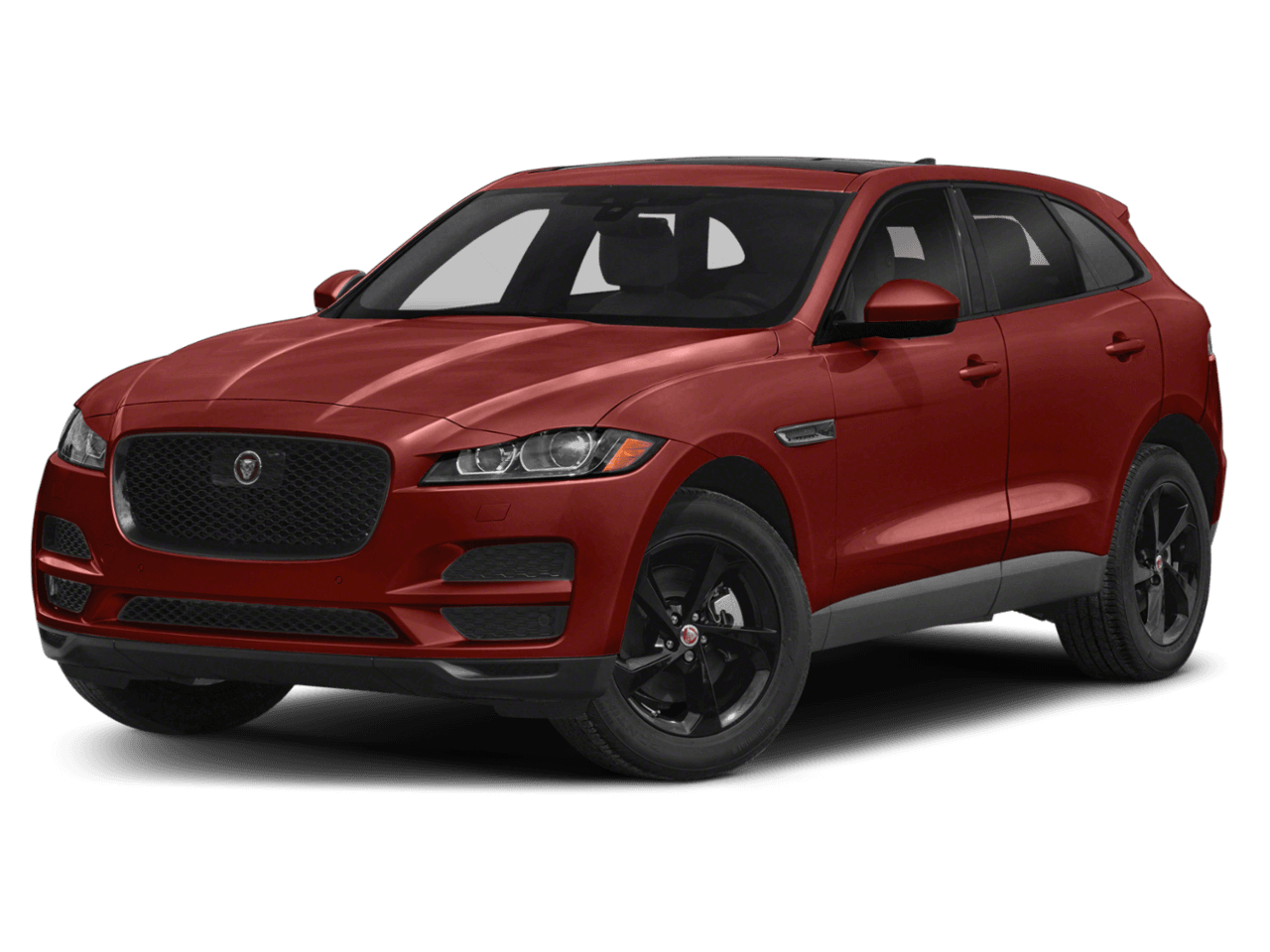 2020 Jaguar F-PACE 30t Portfolio - Front 3/4, facing to the left