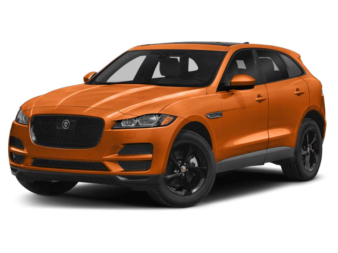2020 Jaguar F-PACE 30t Portfolio - Front 3/4, facing to the left