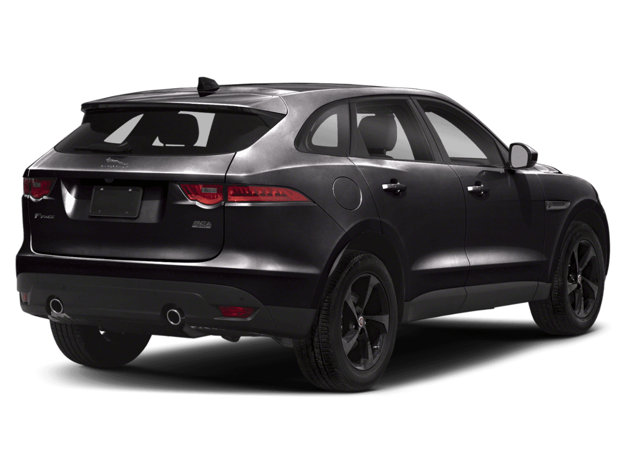 2020 Jaguar F-PACE 30t Portfolio - Rear 3/4, facing to the right