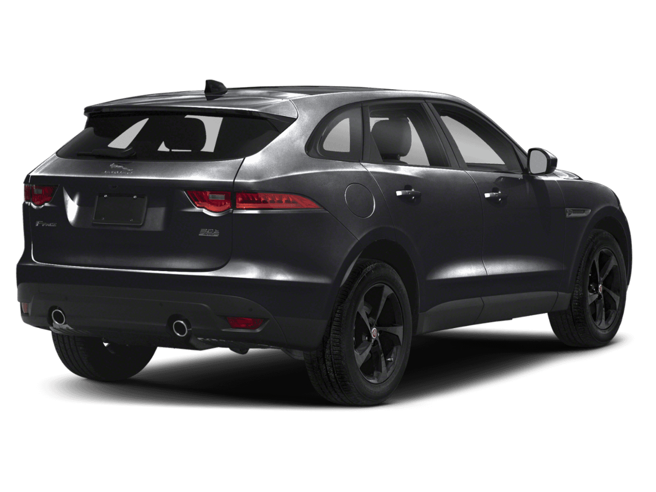 2020 Jaguar F-PACE 30t Portfolio - Rear 3/4, facing to the right