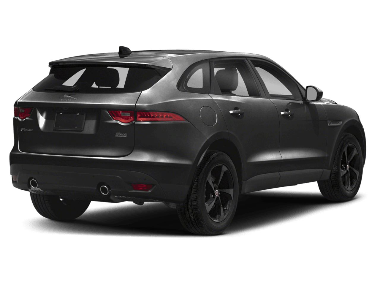 2020 Jaguar F-PACE 30t Portfolio - Rear 3/4, facing to the right