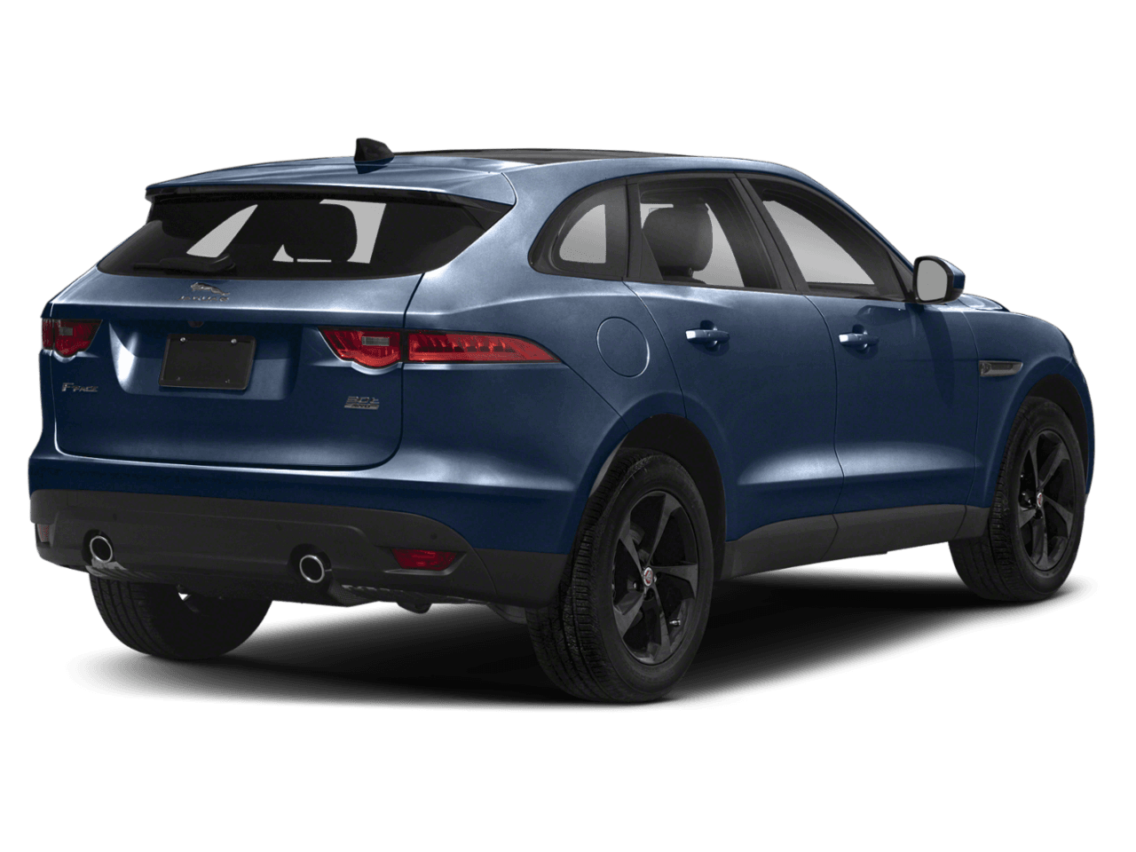 2020 Jaguar F-PACE 30t Portfolio - Rear 3/4, facing to the right