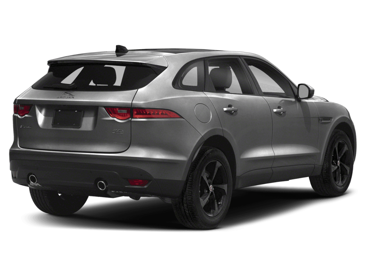 2020 Jaguar F-PACE 30t Portfolio - Rear 3/4, facing to the right